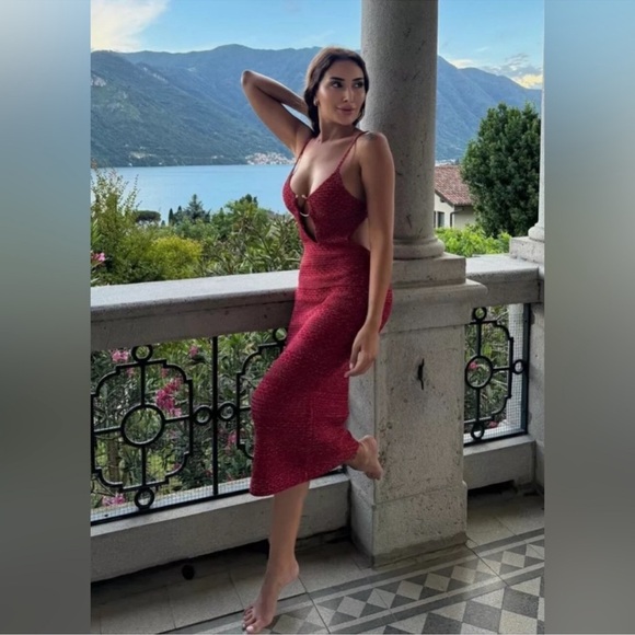 Zara Buckled cut out knit dress - Picture 2 of 16